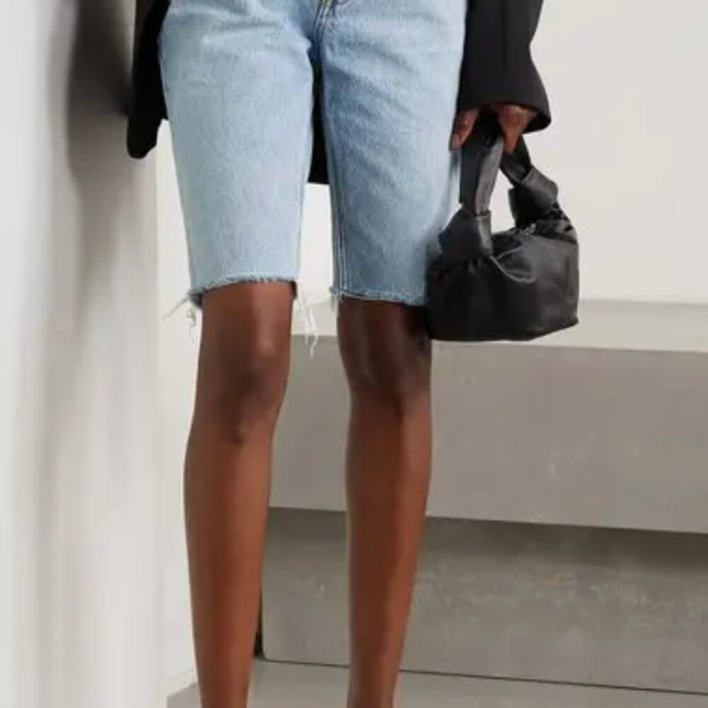 Alexander Wang Distressed Denim Shorts - Picture 7 of 8